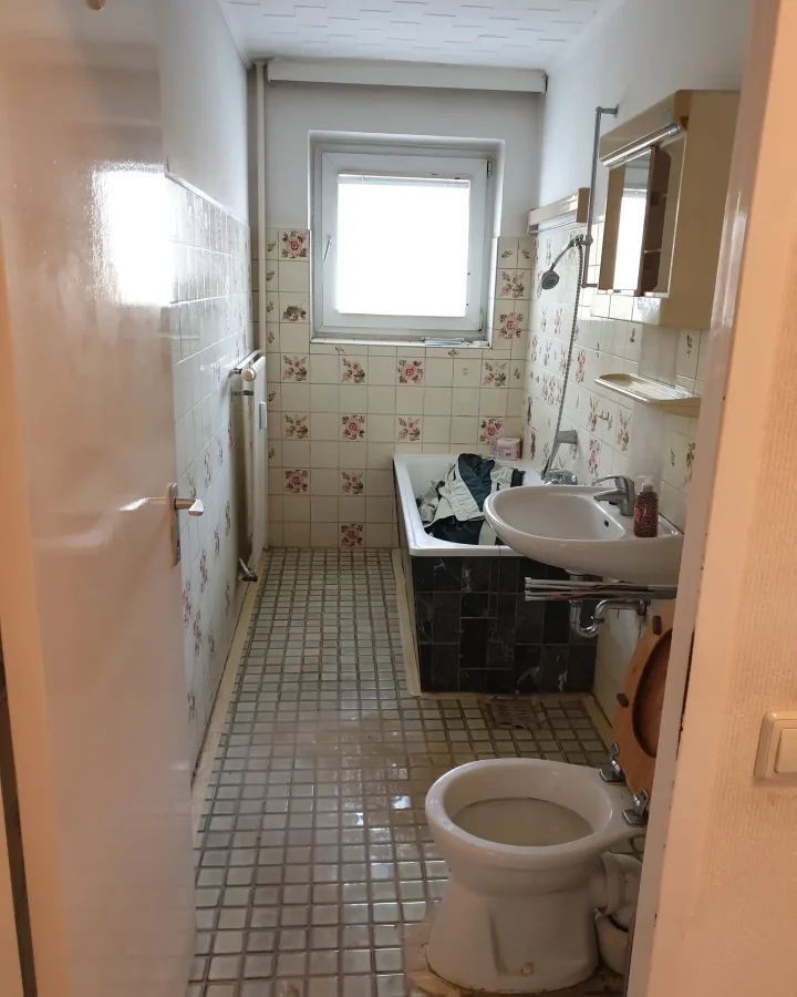 Badezimmer Vorher